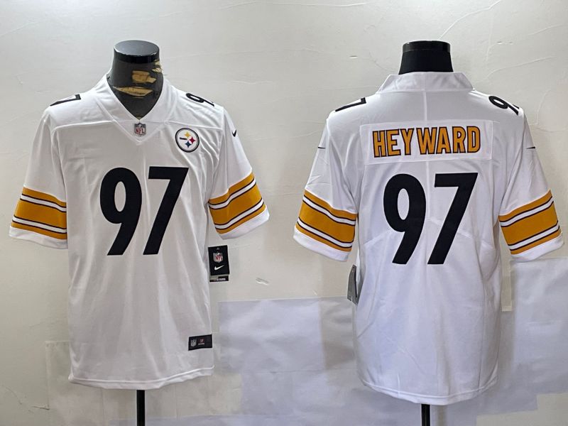 Men Pittsburgh Steelers #97 Heyward 2024 Nike Limited NFL Jersey style 1->minnesota vikings->NFL Jersey